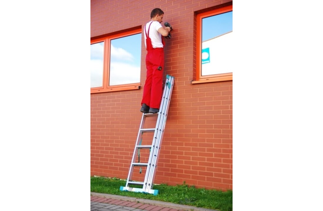 ALOSS Universele Aluminium Ladder 3x7 - 5,30 m