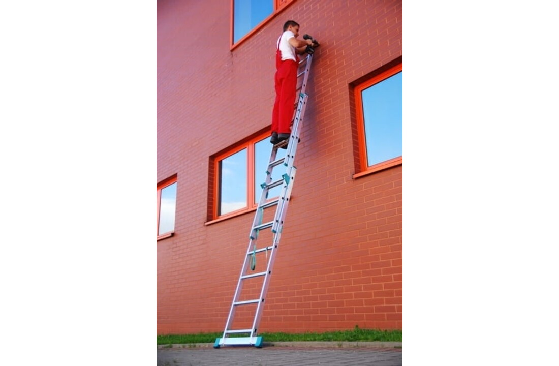 ALOSS Universele Aluminium Ladder 3x7 - 5,30 m