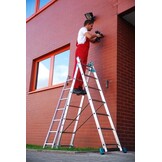ALOSS Universele Aluminium Ladder 3x7 - 5,30 m
