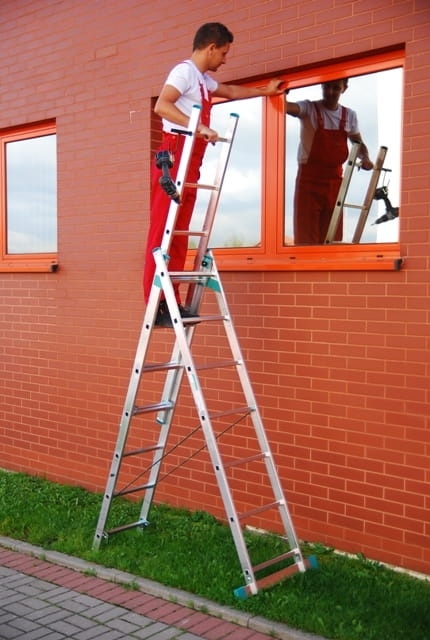 ALOSS Universele Aluminium Ladder 3x7 - 5,30 m