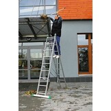 Aluminium Ladder 2x13 ALOSS Werkhoogte 7,40m