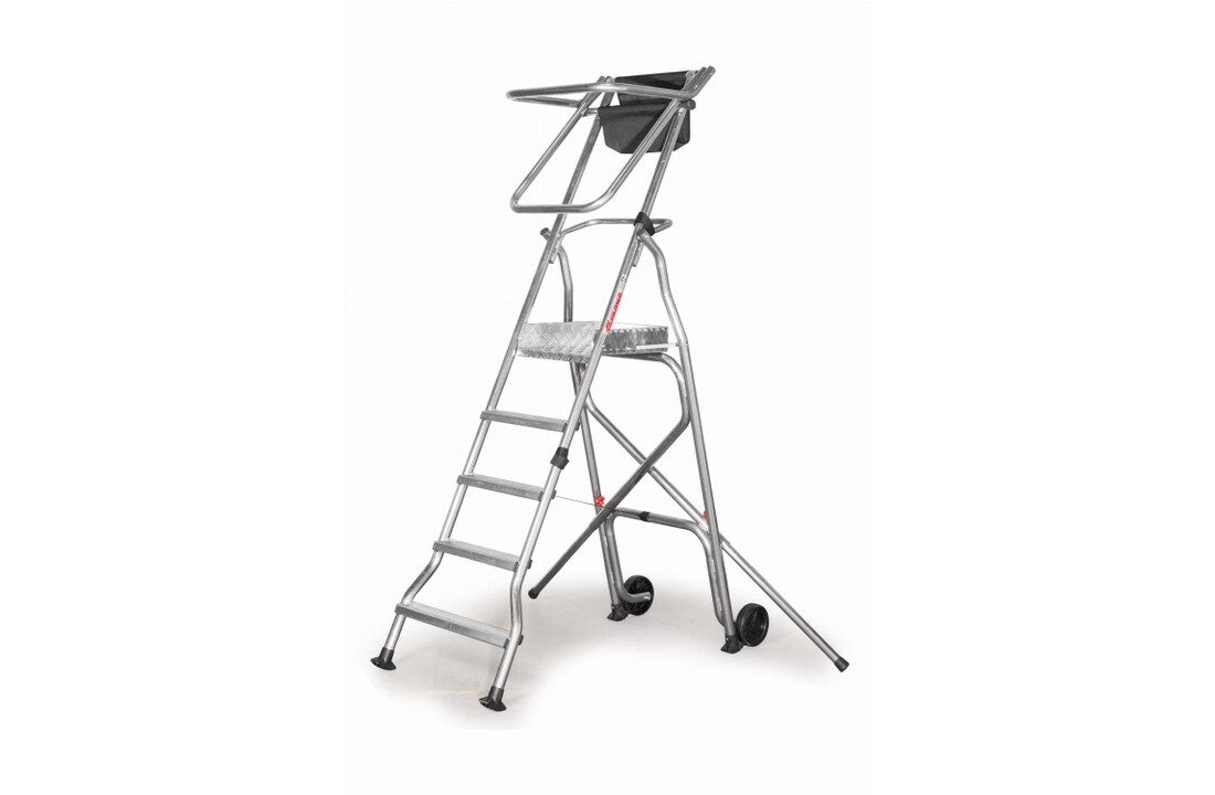 Faraone PL5 Magazijnladder 5-treden werkplatform - 3m