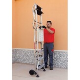 Faraone PL5 Magazijnladder 5-treden werkplatform - 3m