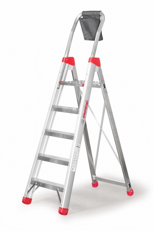 FARAONE LADY magazijnladder 8 treden - 3,58m werkhoogte