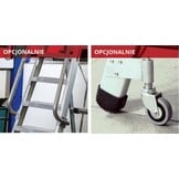 FARAONE LADY magazijnladder 8 treden - 3,58m werkhoogte