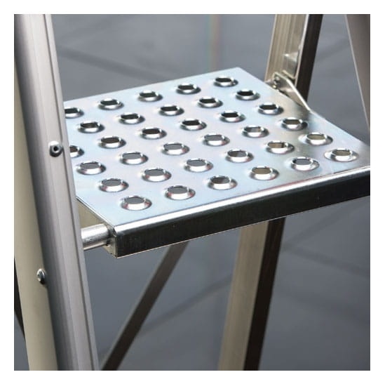 Faraone LADY magazijnladder 9 treden - 3,80m werkhoogte