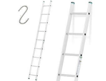 Aloss 1-delige Ladder 2,56m (9 treden)