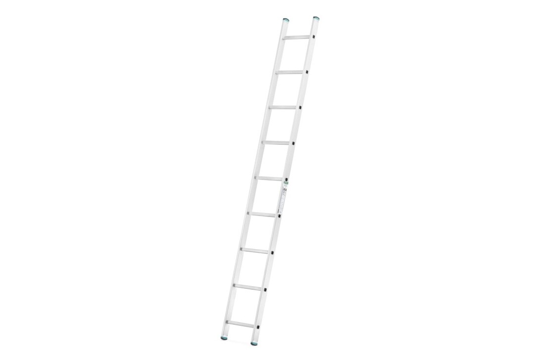 Aloss 1-delige Ladder 2,56m (9 treden)