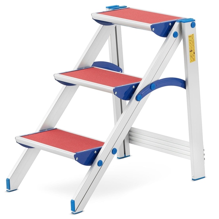 DRABEX TP 8022 aluminium opvouwbare huishoudladder - 2,70 m