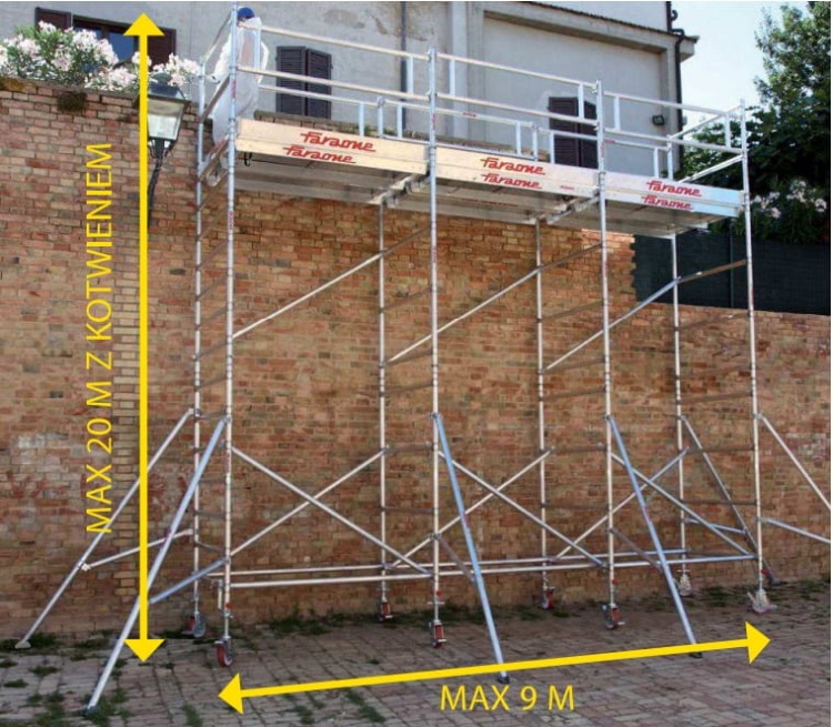 TOP-SYSTEM Aluminium Steiger 75x180 cm - Werkhoogte 6,40 m