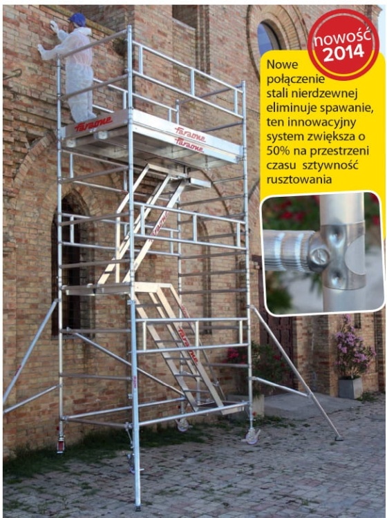 TOP-SYSTEM Aluminium Steiger 75x180 cm - Werkhoogte 6,40 m