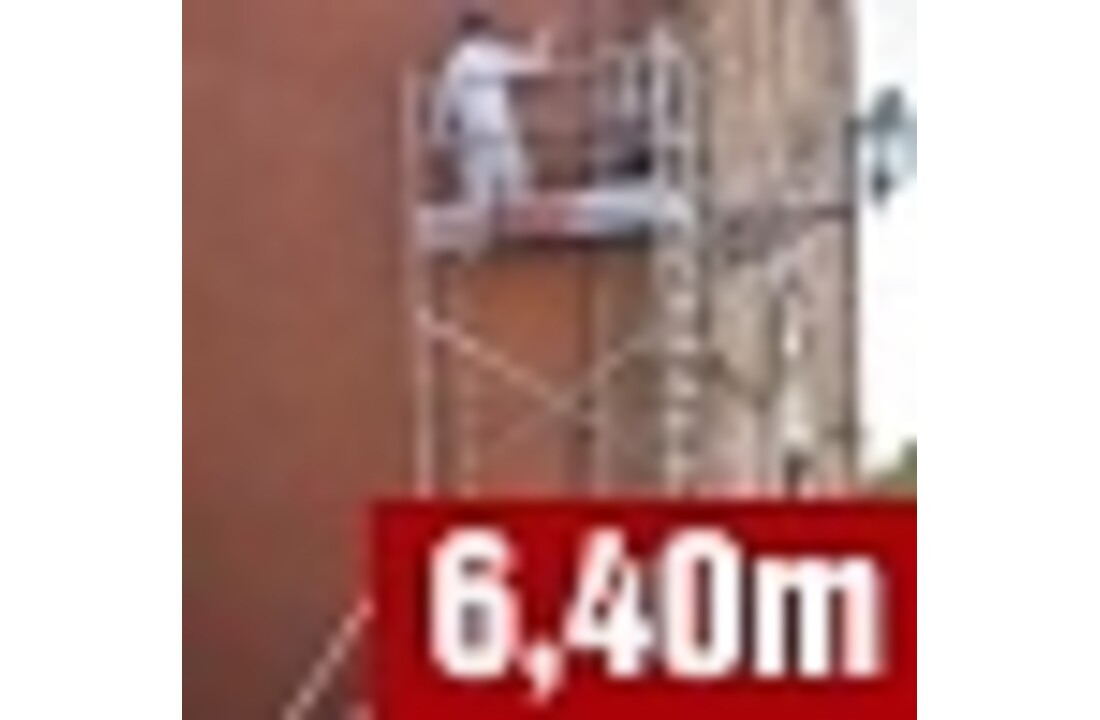 TOP-SYSTEM Aluminium Steiger 75x180 cm - Werkhoogte 6,40 m