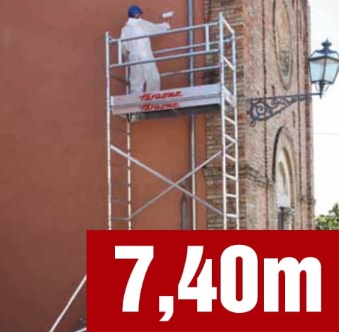 TOP-SYSTEM Steiger 75x180cm werkhoogte 7,40m