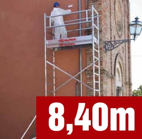 TOP-SYSTEM Aluminium steiger 75 x 180 cm - Werkhoogte 8,40 m