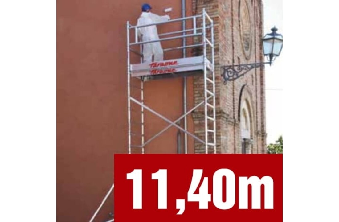 TOP-SYSTEM Aluminium Steiger 75x180cm Werkhoogte 11,40m