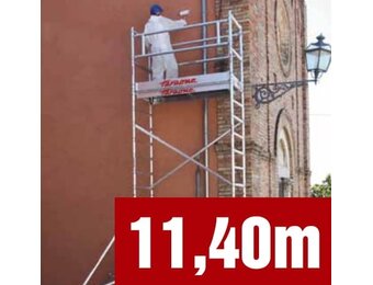 TOP-SYSTEM Aluminium Steiger 75x180cm Werkhoogte 11,40m