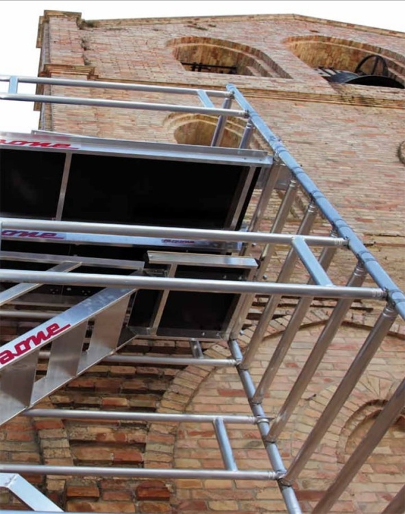 TOP-SYSTEM Aluminium Steiger 75x180cm Werkhoogte 11,40m