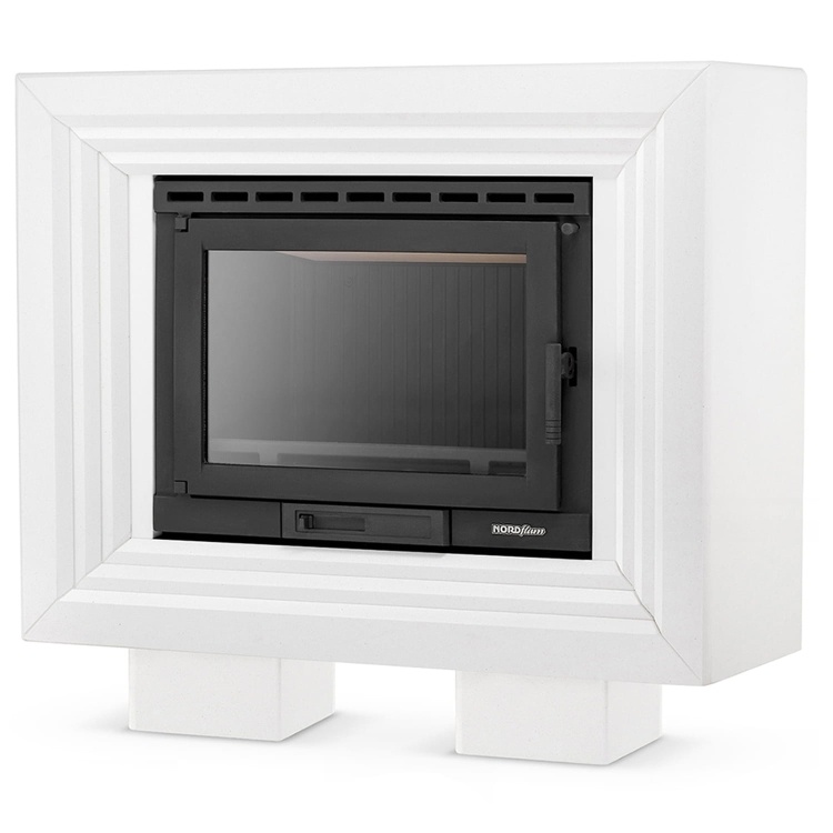 Nordflam MIO BIANCO marmeren kachel 13 kW EcoDesign