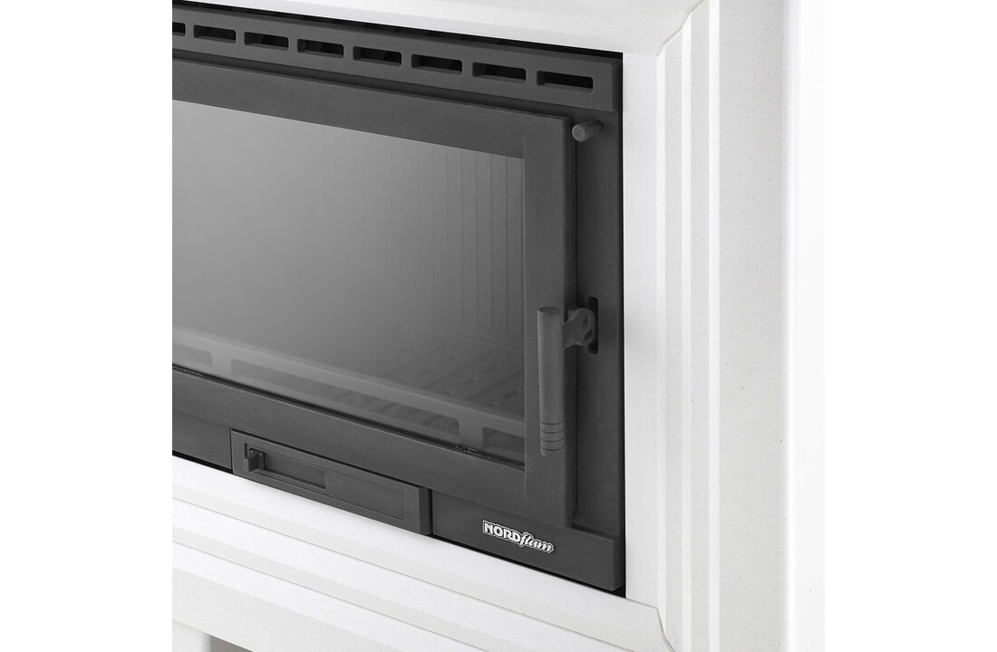 Nordflam MIO BIANCO marmeren kachel 13 kW EcoDesign