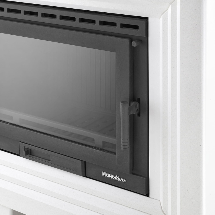 Nordflam MIO BIANCO marmeren kachel 13 kW EcoDesign