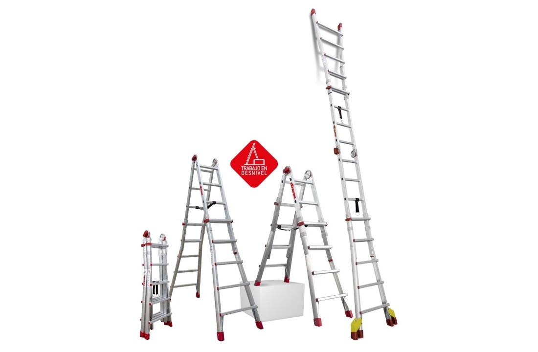 Faraone Super Teles T5S Telescoopladder - Werkhoogte 5,20m