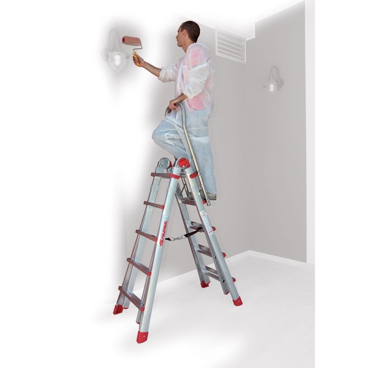 Faraone Super Teles T5S Telescoopladder - Werkhoogte 5,20m