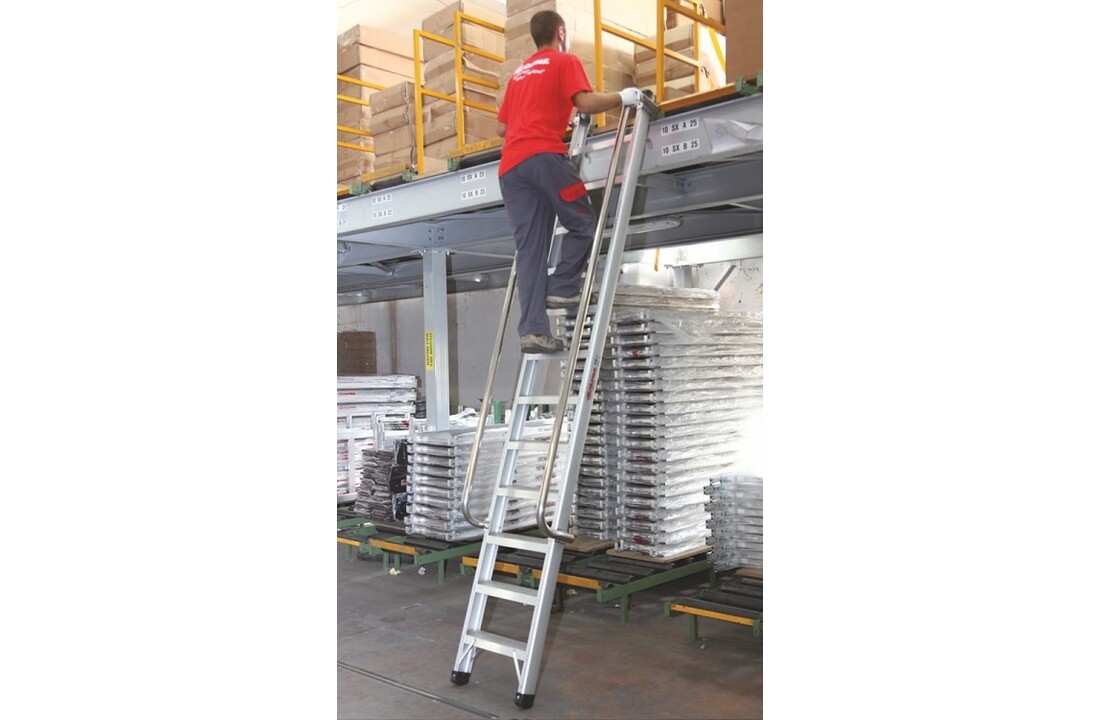 Faraone Sella Aluminium Ladder 17 Treden
