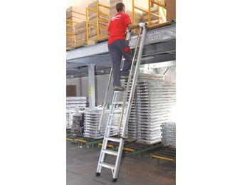 Faraone Sella Aluminium Ladder 17 Treden