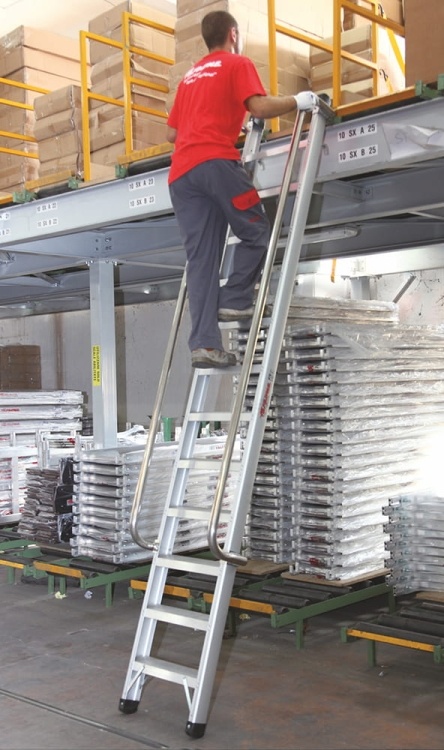 Faraone Sella Aluminium Ladder 17 Treden
