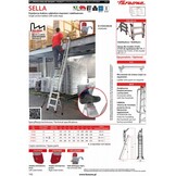 Faraone Sella Aluminium Ladder 17 Treden