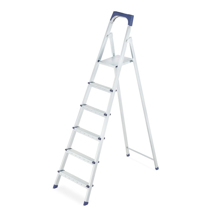 HIGHER S11 huishoudtrap 6 treden – Robuust & Veilig