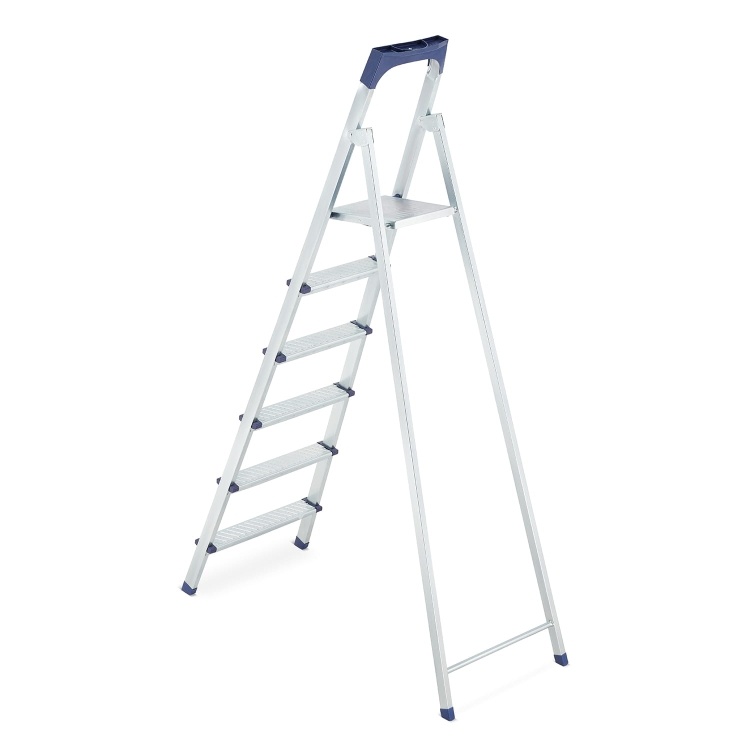 Huishoudtrap - 6 treden - 3 ,30 m werkhoogte - tot 125 kg