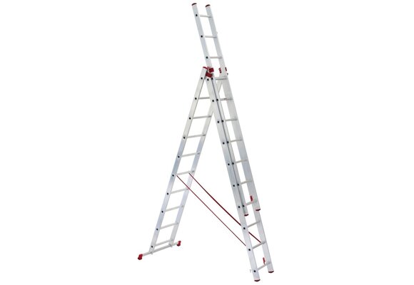 Universele Aluminium Ladder ALOSS 3x9 - 7m
