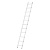 Ladder 1x 11 treden – aluminium – werkhoogte 3,92 m