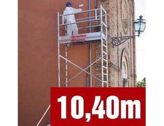 Aluminium Steiger TOP-SYSTEM 75x180 cm - Werkhoogte 10,40 m