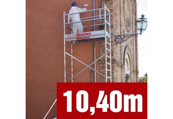 Aluminium Steiger TOP-SYSTEM 75x180 cm - Werkhoogte 10,40 m