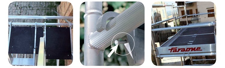 Aluminium Steiger TOP-SYSTEM 75x180 cm - Werkhoogte 10,40 m