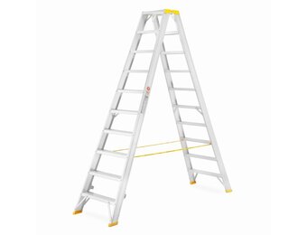 Dubbele trap 2x10 treden ALOSS - Werkhoogte 4,34 m