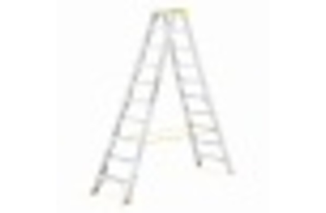 Dubbele trap 2x10 treden ALOSS - Werkhoogte 4,34 m