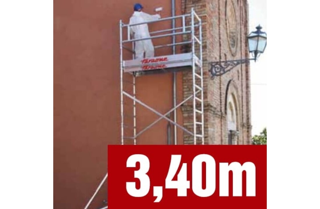 TOP-SYSTEM Aluminium Steiger 75x180 cm - Werkhoogte 3,40 m