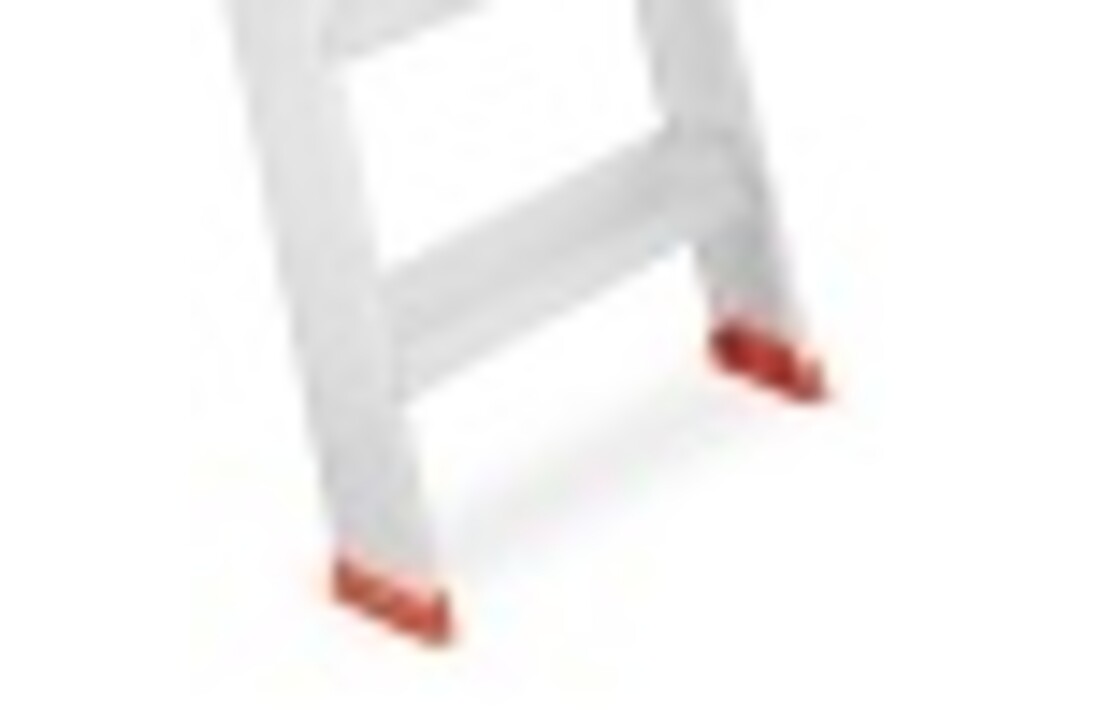 HIGHER Dubbele Ladder 2x8 treden - Professioneel Aluminium