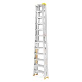 Dubbelzijdige Aluminium Ladder ALOSS 9412 - Werkhoogte 4,55m