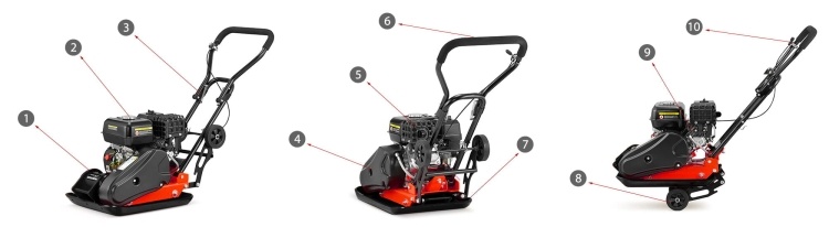 BAUMR-AG Trilplaat 90kg met Briggs & Stratton motor + GRATIS ACCESSOIRES