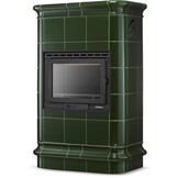 Tegelkachel - houtkachel - 13kW - keramisch - ROMA - olijfgroen