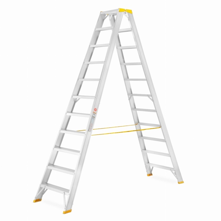 Aloss Dubbele Montage ladder - Werkhoogte 4,34m