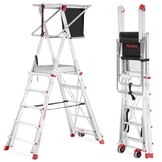 Faraone PLS 5 magazijnladder met één toegang - mobiel