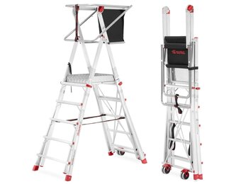 Faraone PLS 5 magazijnladder met één toegang - mobiel