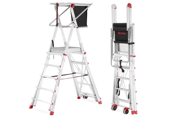 Faraone PLS 5 magazijnladder met één toegang - mobiel