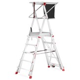 Faraone PLS 5 magazijnladder met één toegang - mobiel