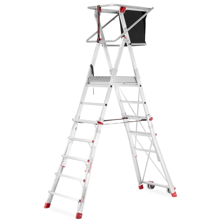 Faraone PLS 5 magazijnladder met één toegang - mobiel